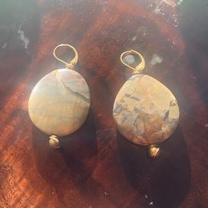 Stone earrings